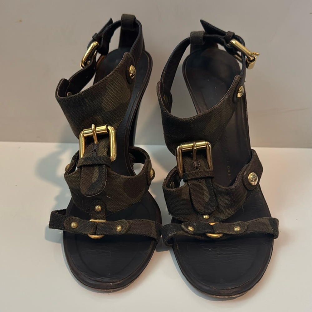 Giuseppe Zanotti Camo Slingback Sandal